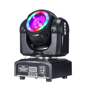 Mini Moving Head Led 60W Beam Stage Lighting With SMD5050 RGB 3in1 Halo Super Bright Strobe Spot bar Dmx Control