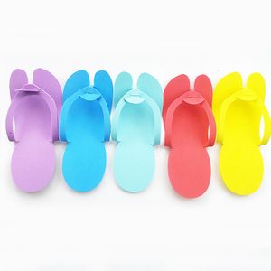 home shoes Sdatter 10/50/200/500 Pairs Disposable Flip Flops Tools Slippers for Salon Beauty el Foam Slipper Manicure Pedicure Spa EVA S 230814