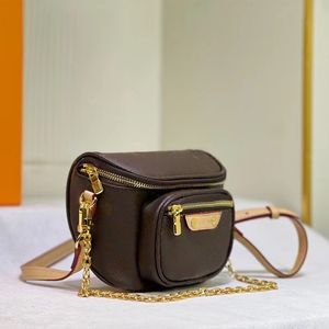 Fashion luxury designer Crossbody classic Letters Presbyopia pattern mini Waist Bags Underarm chain bag Multi-Color