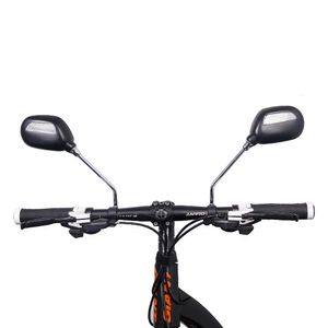 バイクグループセット1ペア左右自転車ミラーリアビューガラスミラーサイクリングワイドレンジバックサイトリフレクターアングル調整可能230814