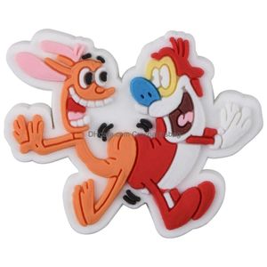 Ayakkabı Parçaları Aksesuarlar Gingerbread Santa Kötü Bunnny Clog Ayakkabı Charm Forx-Mas Hediye Pvc Lastik Kardan Adam Takımlar Drop Delive Serisi Rastgele