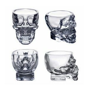 Vinglas på 4st Skalle Bottle Glass Cup Set Crystal Decanter S Mugg Vodka Bottles Transparent Whisky Cocktail 230814