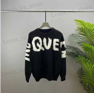 2022 Men's Plus Size Sweaters hoodies in autumn / winter 2022acquard knitting machine e Custom jnlarged detail crew neck cotton T230814