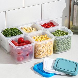 Bottiglie di stoccaggio Mini frigorifero Organizzatore con forniture per vassoio anti-Isect per sigillare il coperchio per il ristorante Tavolo da pranzo Uso della cucina