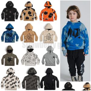 Hoodies Sweatshirts Pre Sale Nununu Autumn Winter Kinder Hoodie Boys und Mädchen Langarm Fleece Kids Kleidung 12y 14 Jahre 230220 D DHC6Q