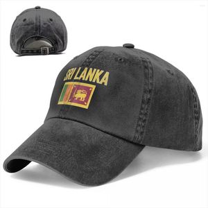 Top Caps Sri Lanka Beyzbol UNISEX Yumuşak Casquette Cap Moda Kot Şapkası Vintage Ayarlanabilir Baba