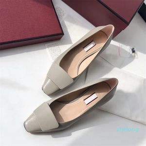 2023 Women Women Women Shoes Claudie Pumps Leather Sole Heel 35-39