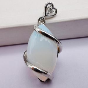 Kolye Kolyeler Opal Taş Bead Gem At Gözü Takı S516