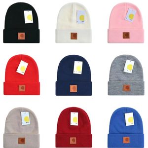 Luxurys designer får stickad hatt vinter universal stretchig stark kashmir flerfärgad casual utomhus stickad hatt varm flerfärgad mode enkel casual