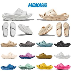 Hoka desliza Sippers frios ORDA Recuperação Slide 3 Hokas desliza sapatos One One Designer Sandals Womens Men.