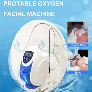 2 in 1 Facial Oxygen Mask Jet Oxygen Spray Skin Rejuvenation Face Care Machine for Salo Use