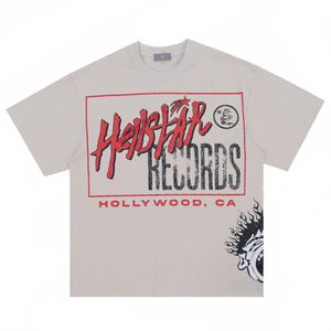Hellstar Mens T-shirty Wysokiej jakości koszulki koszule dla mężczyzn letnie ubrania pary mody bawełniane koszulki dorywcze koszulki z krótkim rękawem
