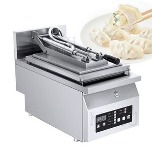 Kommerzielle elektrische Heizung gebratener Gyoza -Pot -Knödel Bratpfanne 3000 W Elektrische gebratene Brötchen Topf Aufkleber gebratener Knödel Pfannkuchen -Pfannkuchen -Maschine