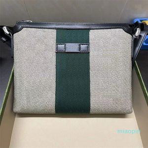 2023 Messenger Bag 최고 품질 제품 고급 디자이너 가방 고급 캔버스 재료 작은 메신저 백