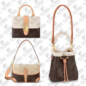 M46317 M46318 M46319 Borsa in shearling Borsa a tracolla Donna Moda Designer di lusso Borse a tracolla Tote Borsa a tracolla Borsa di alta qualità Consegna veloce