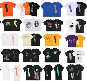 Yaz Erkekleri Büyük V T-Shirts New York Limited Lager V Kısa Kollu Erkek Tişörtleri Barış Zor Kısa Kollu Çiftler Pamuk Tees Moda Erkekler Tees Üstleri Hip Hop Külotu