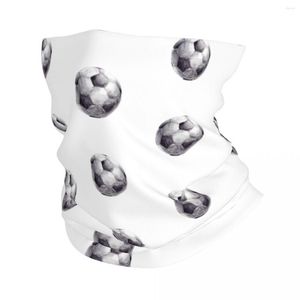 Halsdukar Soccer Ball Football Sports Bandana Neck Cover Akvarell Balaclavas Magic Scarf Multi-Use Pannband Vandring Vuxen hela säsongen