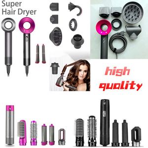 Negative Ionic Electric Hair Dryers Care Styling Tools Products Curling Irons Electric Dryer 5 In 1 Hairs Comb dysonn Negative Ion Straightener