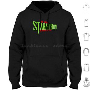 Men's Hoodies Scream Vi Stabathon Logo 6-On-Screen Version Hoodie Cotton Long Sleeve 6 Stab