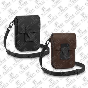 M81522 M81524 S-lock pionowa torba telefoniczna torba Messenger Mężczyzna moda luksusowy projektant torby na ramię na ramię najwyższej jakości torebka szybka dostawa