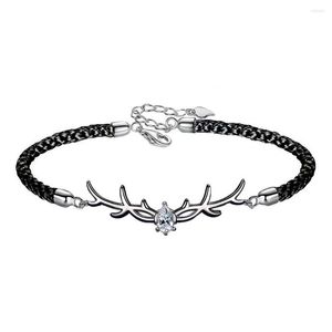 Charm Armbänder elegantes Armband Geweih Ehepaar Minimalistisches INS -Stil Weihnachtsgeschenk mit guter Verarbeitung für charmant