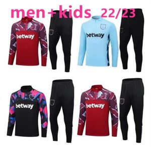 West Soccer L. PAQUETA WEST SCACA RICE Kits LANZINI ANTONIO Hams NOBLE VLASIC UNITED BOWEN 22 23 24 WHU Football Tracksuit 10/2XL