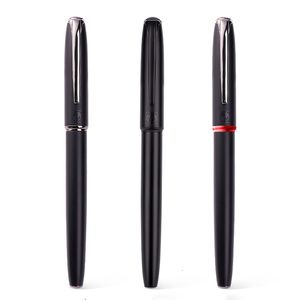 噴水ペンピカソピミオブラックメタルペンEF M BENT NIB 0 38 0 6 1 0mm Red Ring Matte Barrel Office Business Gift Ink 230814