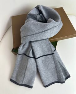 Men Plain Check Wool Scarf Wraps Classic Scarf Shawl Wrap Warm Winter Scarves