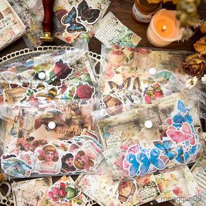 Wrap regalo 100 pezzi 100 pezzi di scarpone per farfalla di fiori vintage per scrapbooking junk jounk decoration collage corse artigianali fai -da -te r230814