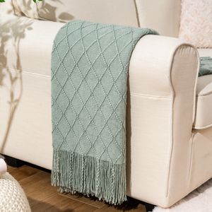 Coperte battilo lancio coperta a maglia lancia divano coperte da letto a pezzi coperta da letto sul letto divano decorativo coperta 230814