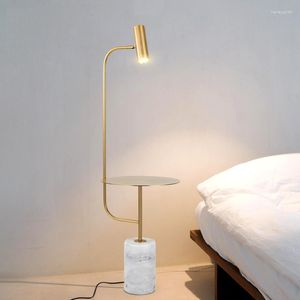 Lampade da pavimento moderno moderno moderno lampada minimalista camera da letto duplex soggiorno abito morbido