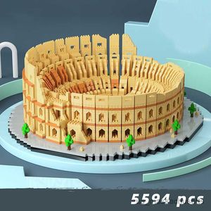 Block Colosseum Louvre Museum Diamond Building Micro Block City Paris Tower London Big Architecture R230814