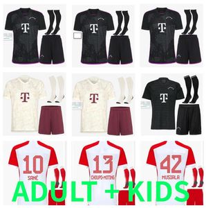 23 24 Bayern Munich soccer JerseyS KANE DE LIGT GNABRY 2023 2024 JOAO CANCELO SANE Mazraoui MULLER KIMMICH MUSIALA Adults and kids child Full set Football shirt