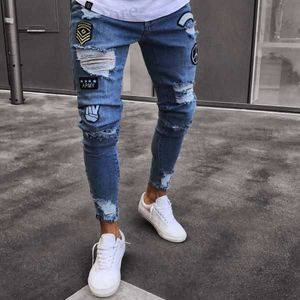 Hot Sell Men Designer Jeans Schwarze Jeans Männer lässige männliche Jean Skinny Motorrad hochwertige Denimhose T230814