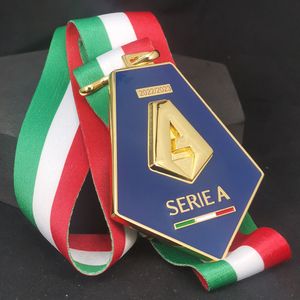 Outro jardim doméstico A temporada 23 SSC Napoli Medals Serie a Metal Golden Fan Sulirs 230812