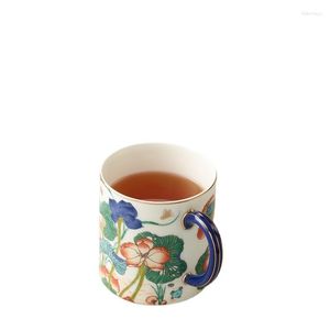 Cups Saucers Happiness Heming Mug 350ml Ceramic Water Cup Teacup Single Large Capacity High-End Gift