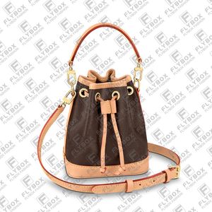 M81266 Nano Mini Bucket Bag Bag Bag Crossbody Women Fashion Luxury Designer Handbag Tote Top The Purse Fast Delivery