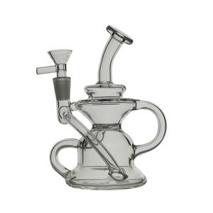 NMH-6/7 Hookahs Reciclador de vidro Bonga fumando água DAB DAB RIG com junta de 10 mm