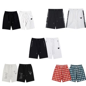 Designer Prad masculino e feminino designer shorts preto e branco verão moda streetwear maiô de secagem rápida impresso placa praia calças M-3XL praaaa