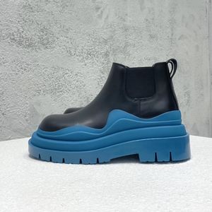 2024New Chelsea Boots Martin Boots Luxury Designer Mens and Womens Ankle Boots Platform Elester Leather Mens Shoes Platform Soled Boots Hip Hop 48