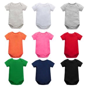 Roupas para bebês recém-nascidos 100% algodão manga curta longa primavera macacão fofo macio infantil macacões para meninas e