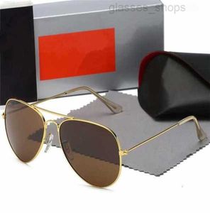 2024 Modell Qualität Designer Sonnenbrille Männer Frauen Klassische Sonnenbrille Raiebanity G15 Linsen Doppelbrücke Hohes Design Geeignet Mode Strand 358PR 2GCH