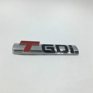Для Kia для Hyundai Tgdi T GDI Emblem Emblem Значок декаль. Смещение смещения металлическая автомобильная наклейка Авто боковая крыло заднее стиль 3155