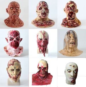 Halloweenowa sztuczka, horror, Freddie Jason, biochemiczna zombie, LaTex Head Cover, Ghost Mask