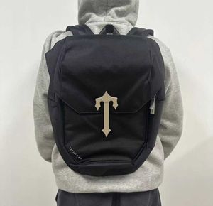 Дизайнерские сумки на плечах дизайнер рюкзак Nylon Trapstar Classic Unisex Madbags Black Sliver Высококачественная Cobra T London Schoolbag Мужские и женские школьные сумки