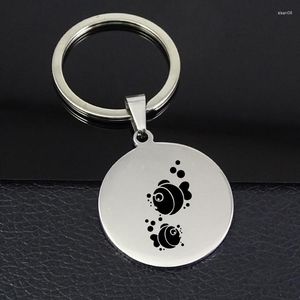 Keychains Cute Fish Keychain Listing Stainless Steel Pendant Jewelry For Men And Women YP7418