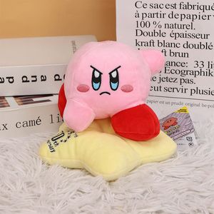 30th Anniversary Kirby Plush Super Cute 13CM Pink Running Kirby Plushie On Yellow Star Boutique Stuffed Doll Wholesale