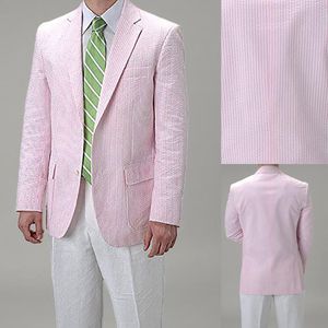 Pink masculino simples ternos de casamento de casamento de lapela entalhados com smokings slim fit groom desgas