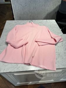 Kvinnors tröjor vinter N.Peal rosa kashmir långärmad tröja tröja