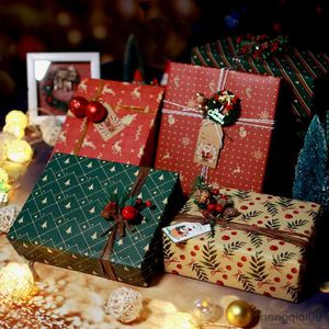 Present Wrap Christmas Gift Wrapping Paper Birthday Present Decoration Wrapping Paper Diy Bag Kraft Paper Ny Year Party Party Decor 50*70cm R230814